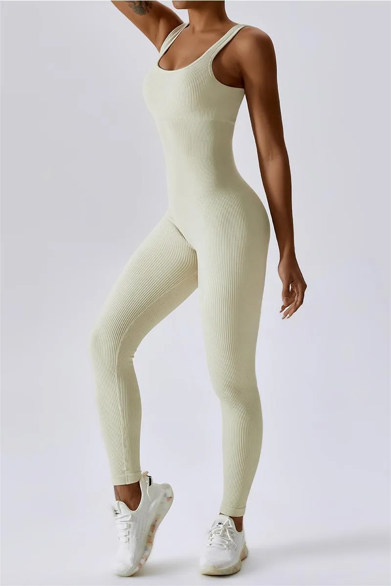 Sleeveless Sculpted Bodysuit
