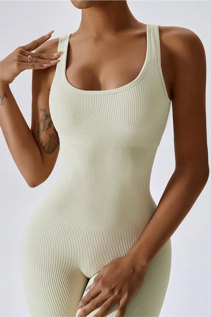 Sleeveless Sculpted Bodysuit