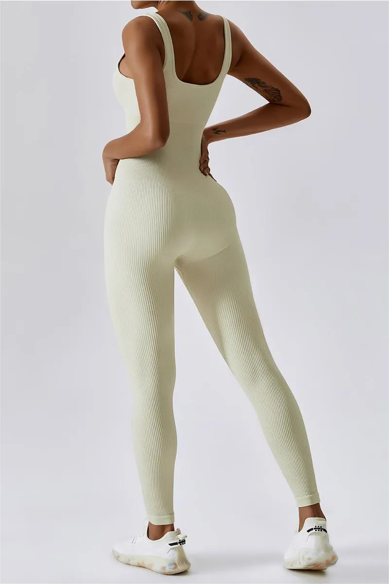 Sleeveless Sculpted Bodysuit