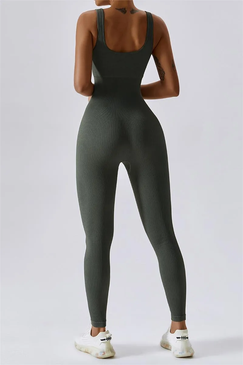 Sleeveless Sculpted Bodysuit
