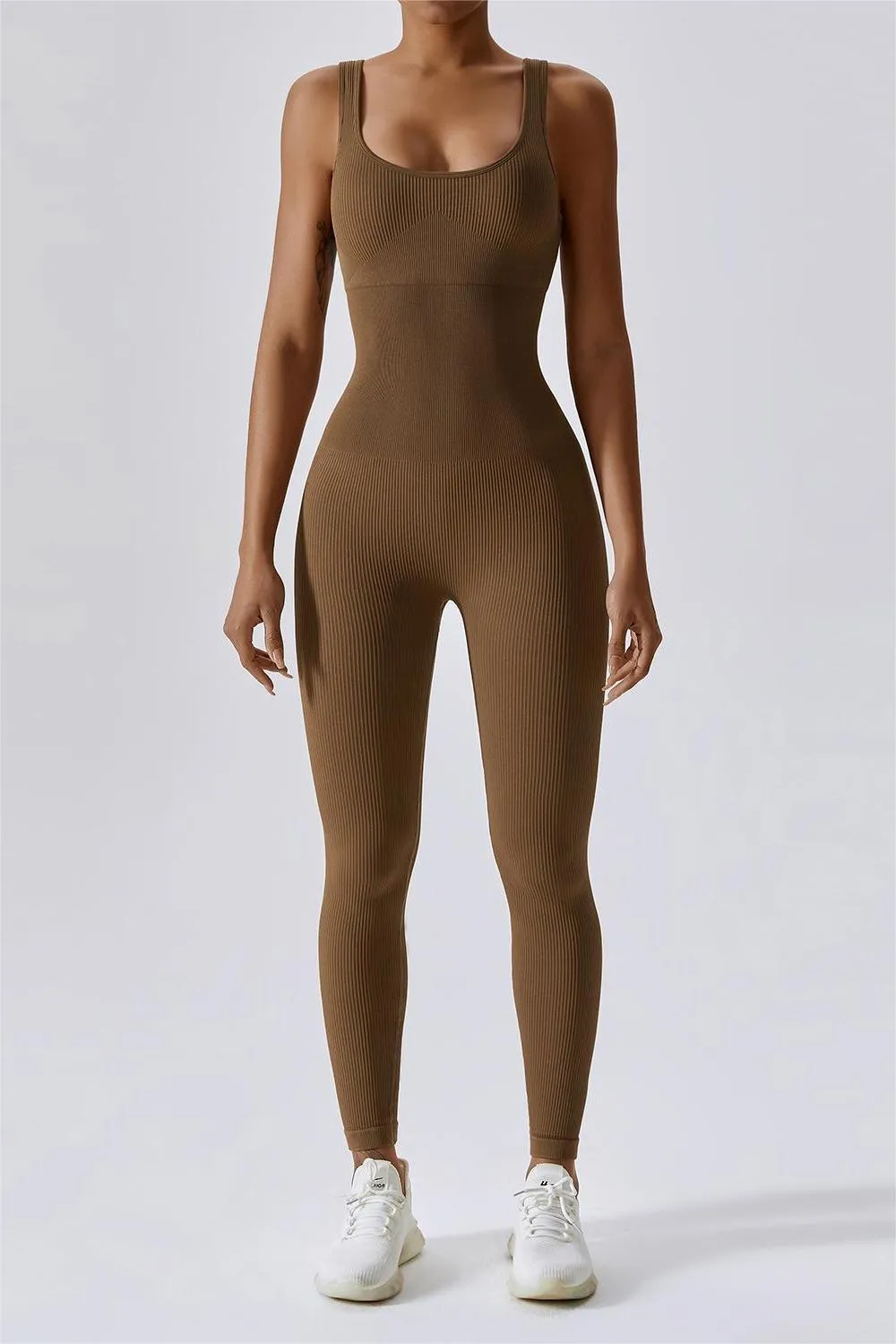 Sleeveless Sculpted Bodysuit