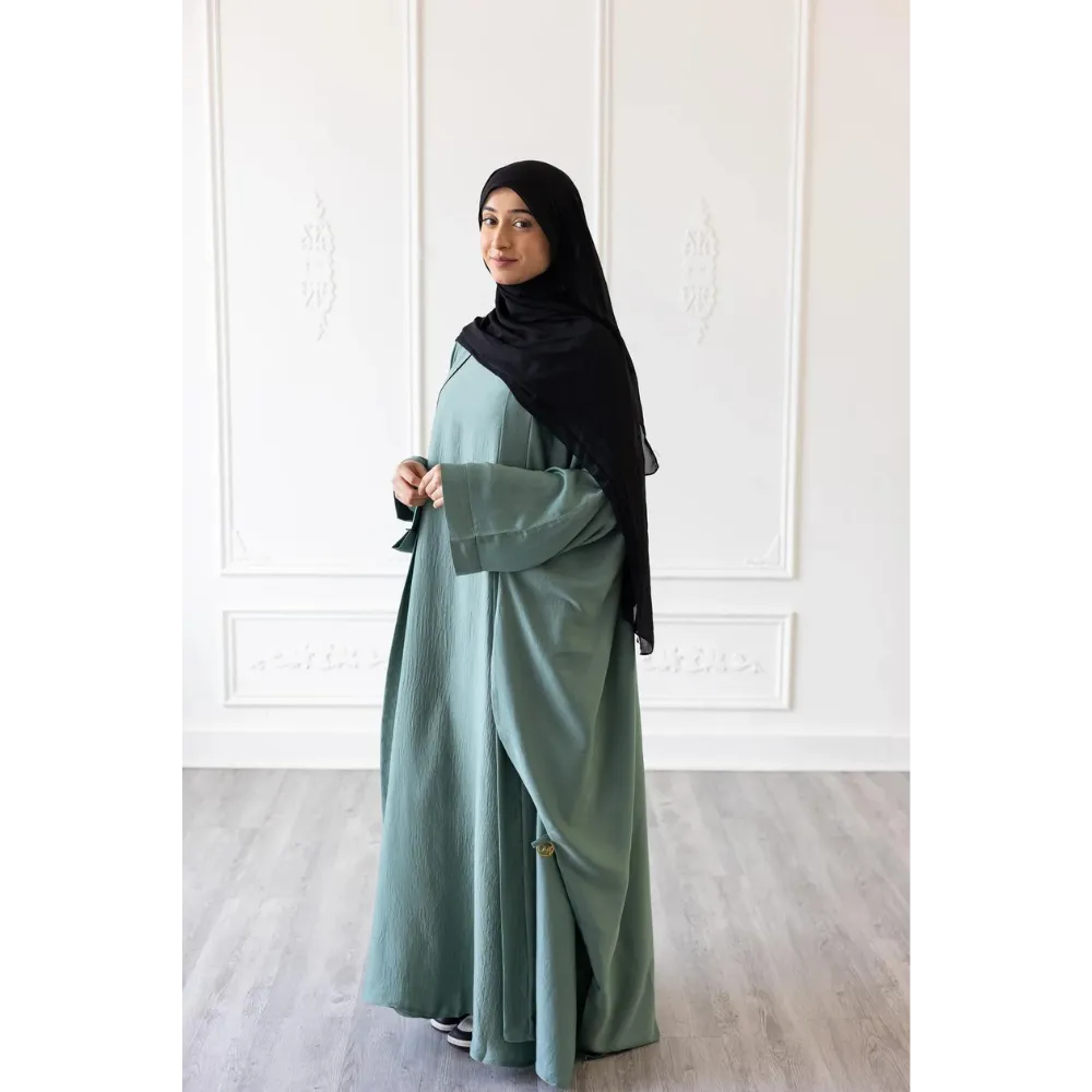 Slip Dress and Loose Fit Abaya (Surf Crest)