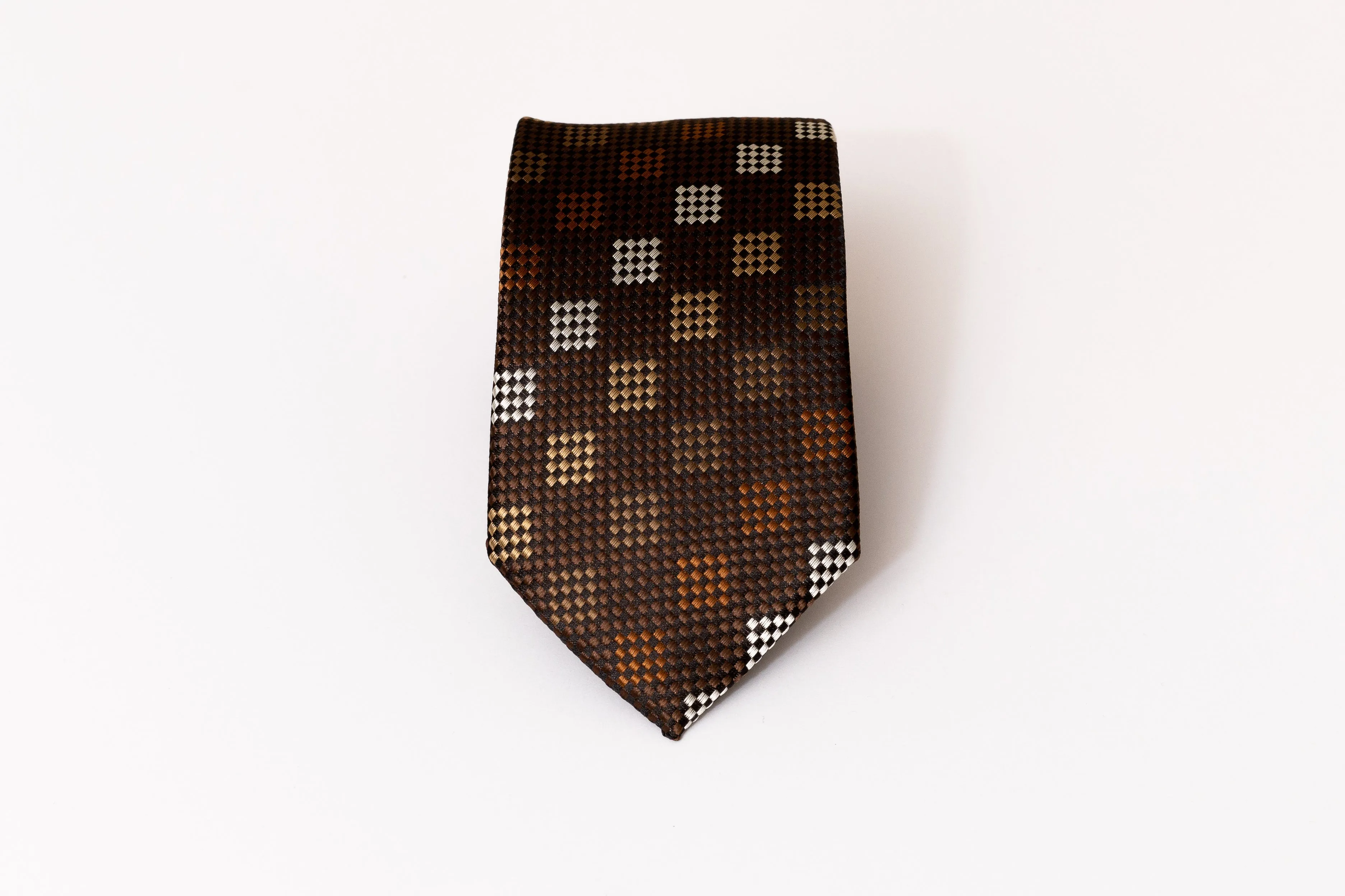 Stitched Checkerboard Tie