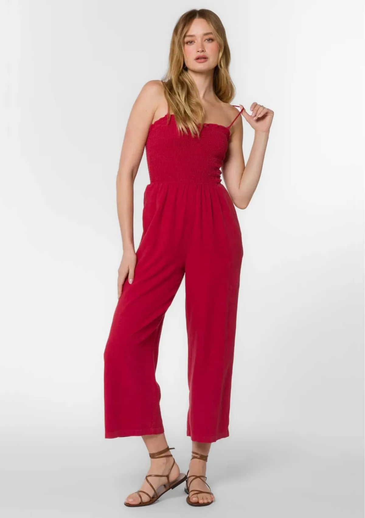 Tasha Jumpsuit - Red Salsa