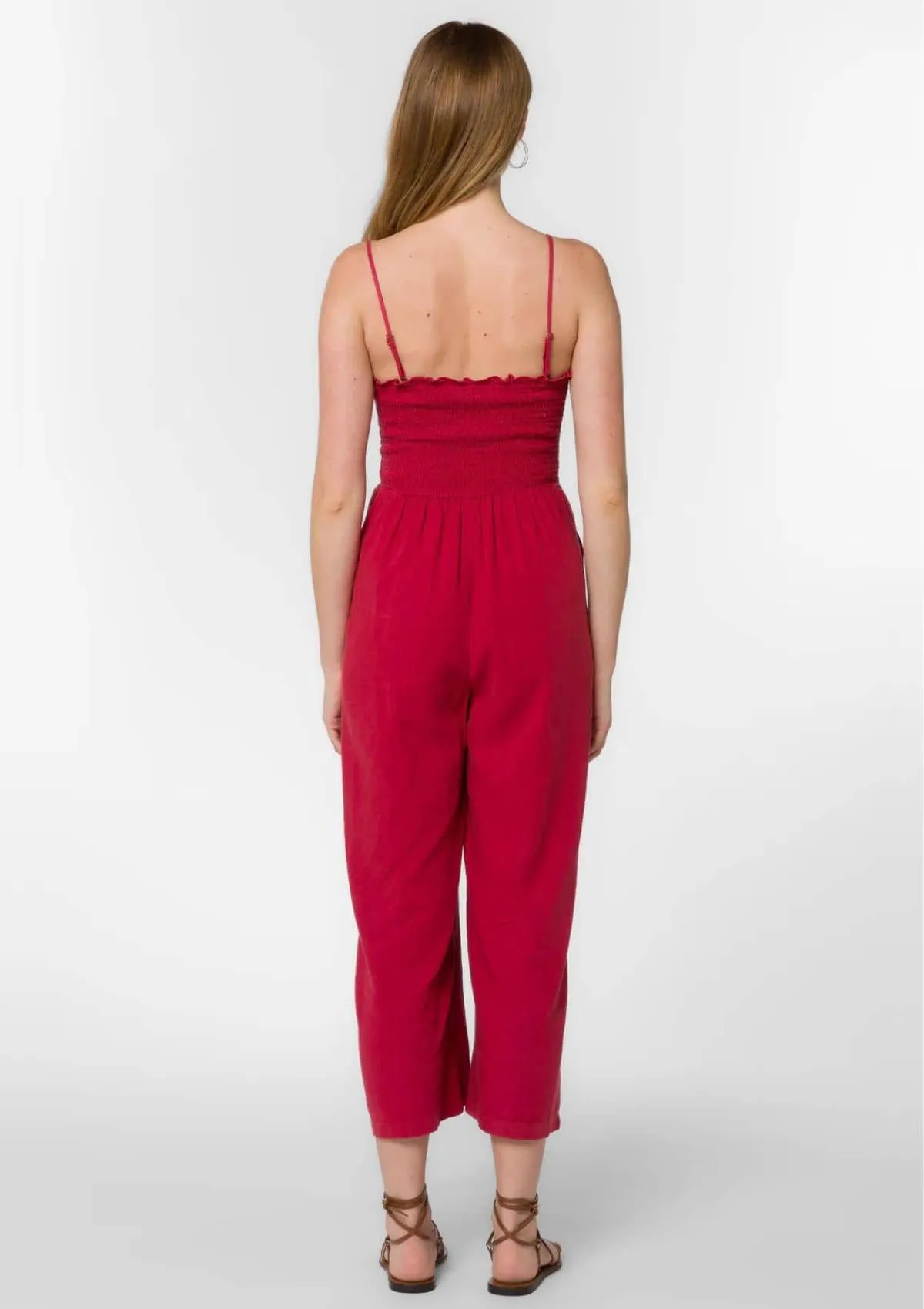 Tasha Jumpsuit - Red Salsa