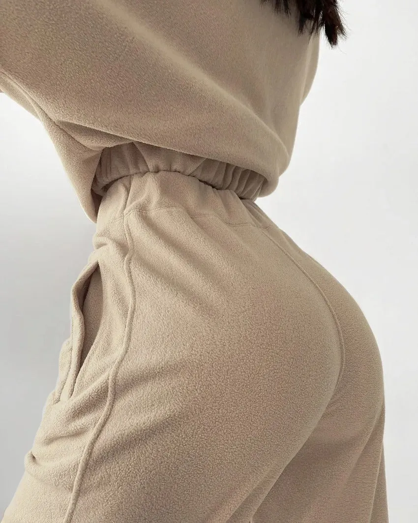 Terry Blend Half-Zipper Tracksuit