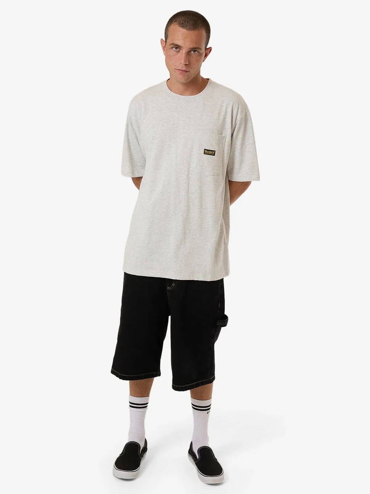 Thrills Union Oversize Fit Pocket Tee