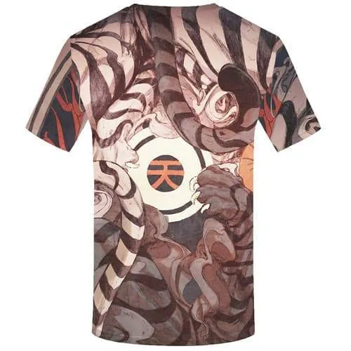 Tiger T shirts Men Animal T-shirts 3d Yinyang Tshirts Casual Gothic Tshirts Novelty Short Sleeve Full Print Men women Tee Top