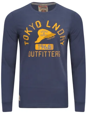 Tokyo Laundry Dane long sleeved top in blue