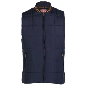 Tokyo Laundry Fermat navy quilted gilet