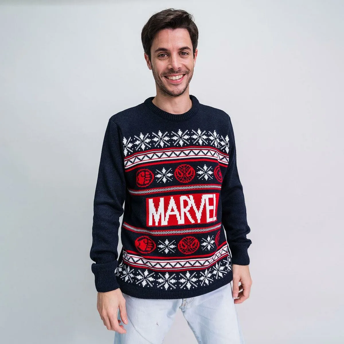 Unisex Jumper Marvel Dark Blue