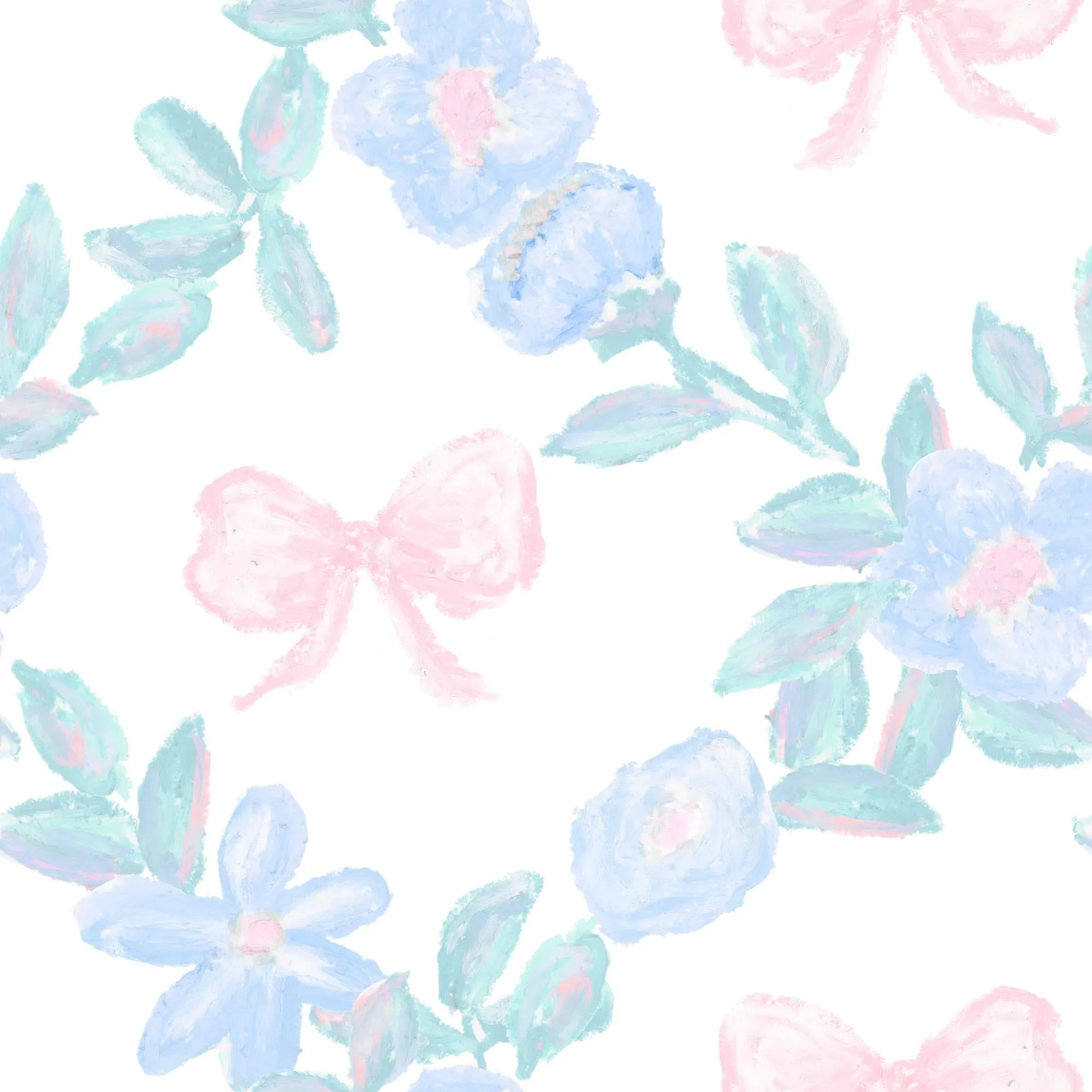 Wallpaper Granny Chic - Wall Covering - Peel and Stick Wallmark Canvas