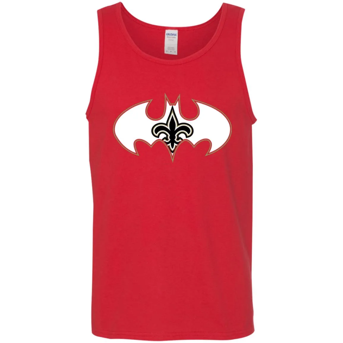 We Are The New Orleans Saints Batman Nfl Mashup Men Cotton Tank