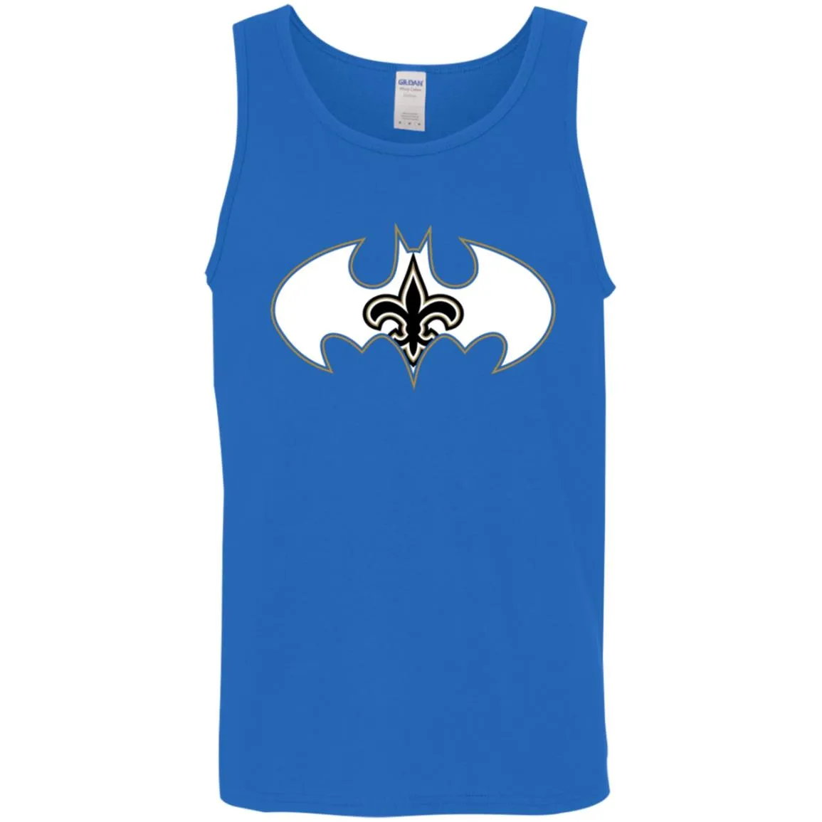 We Are The New Orleans Saints Batman Nfl Mashup Men Cotton Tank