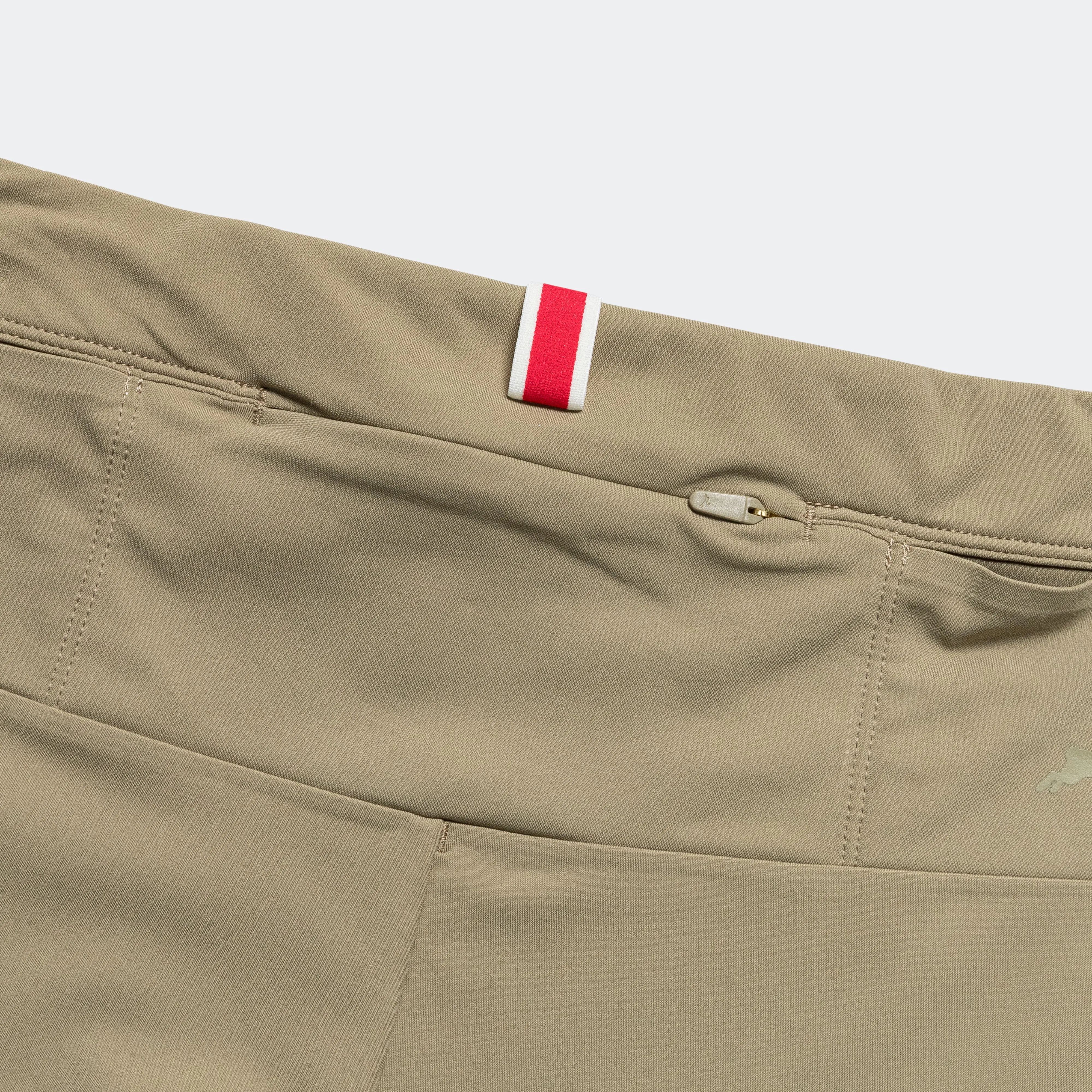 Womens Turnover Short Tights - Driftwood