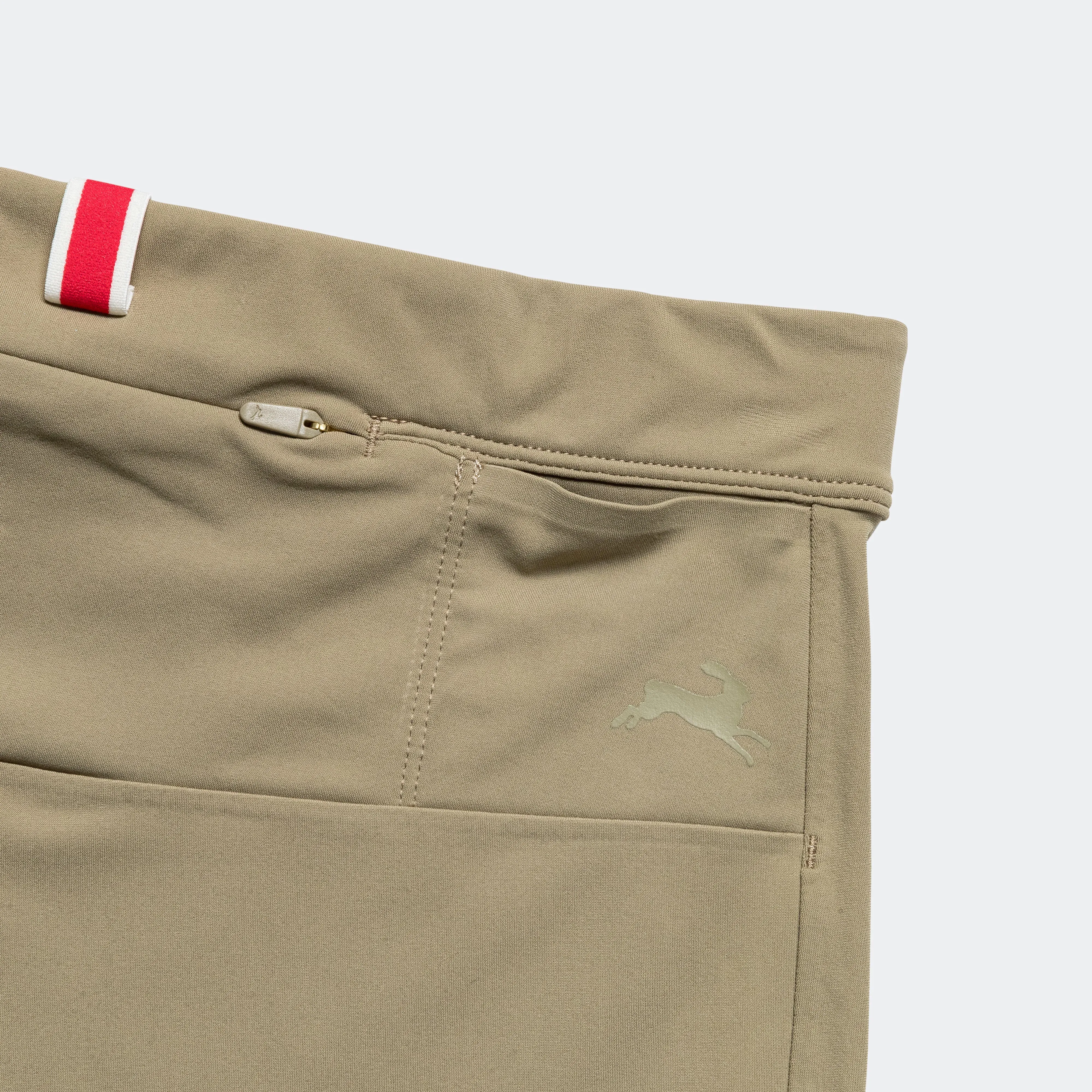 Womens Turnover Short Tights - Driftwood