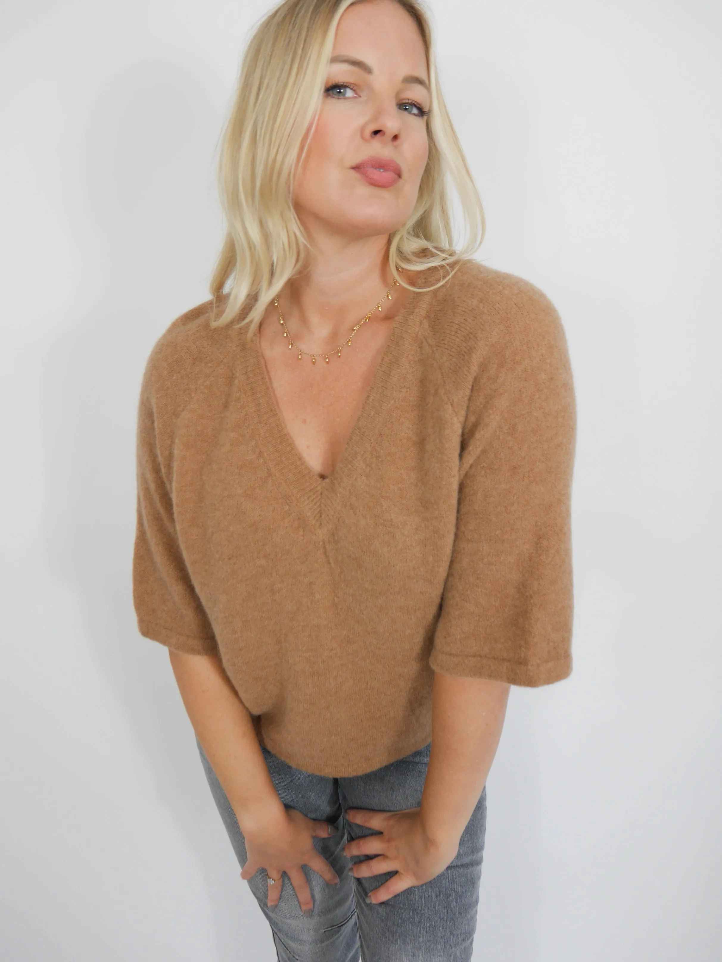 Zara Knit Camel